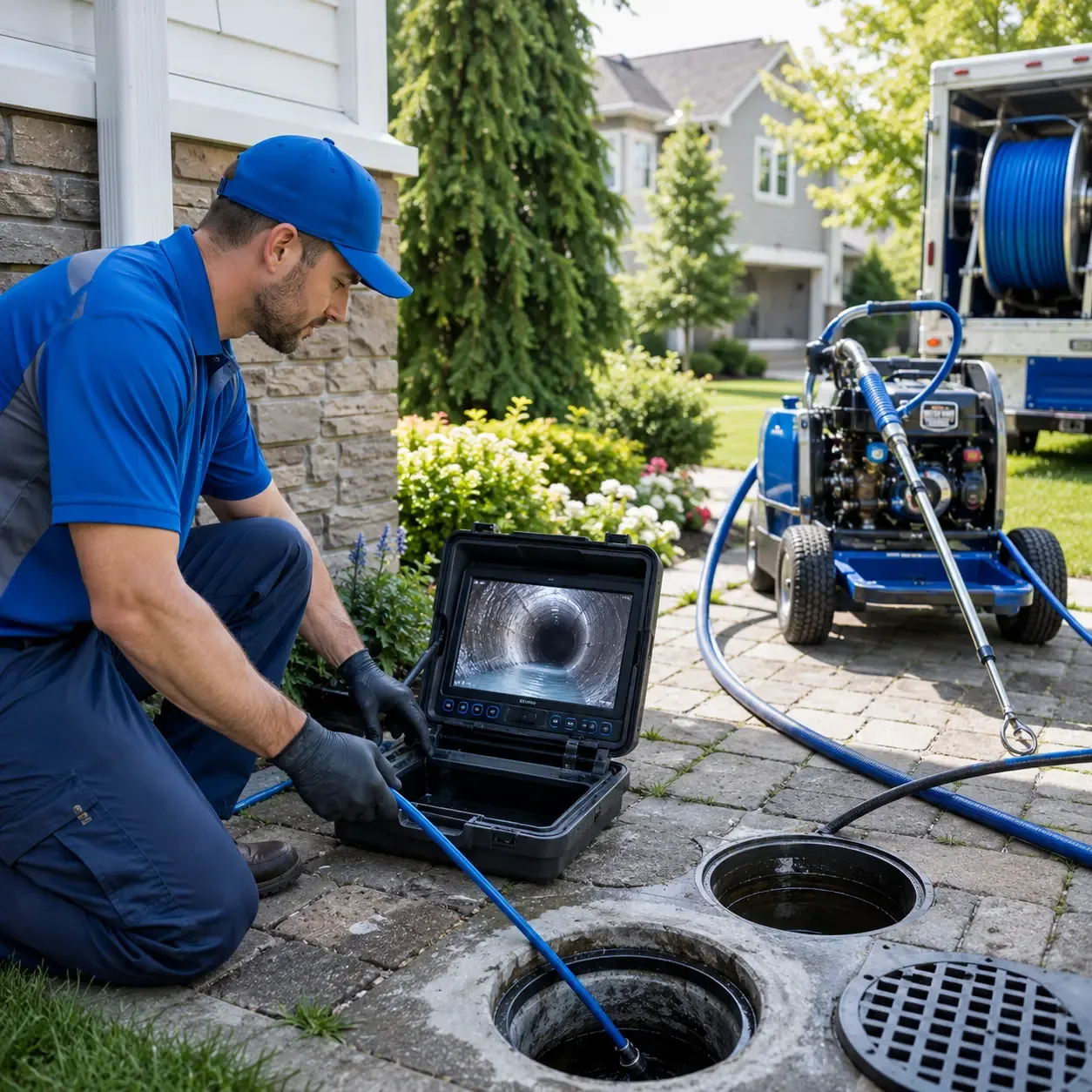 Outdoor drain cleaning professionals serving Plummer, MN